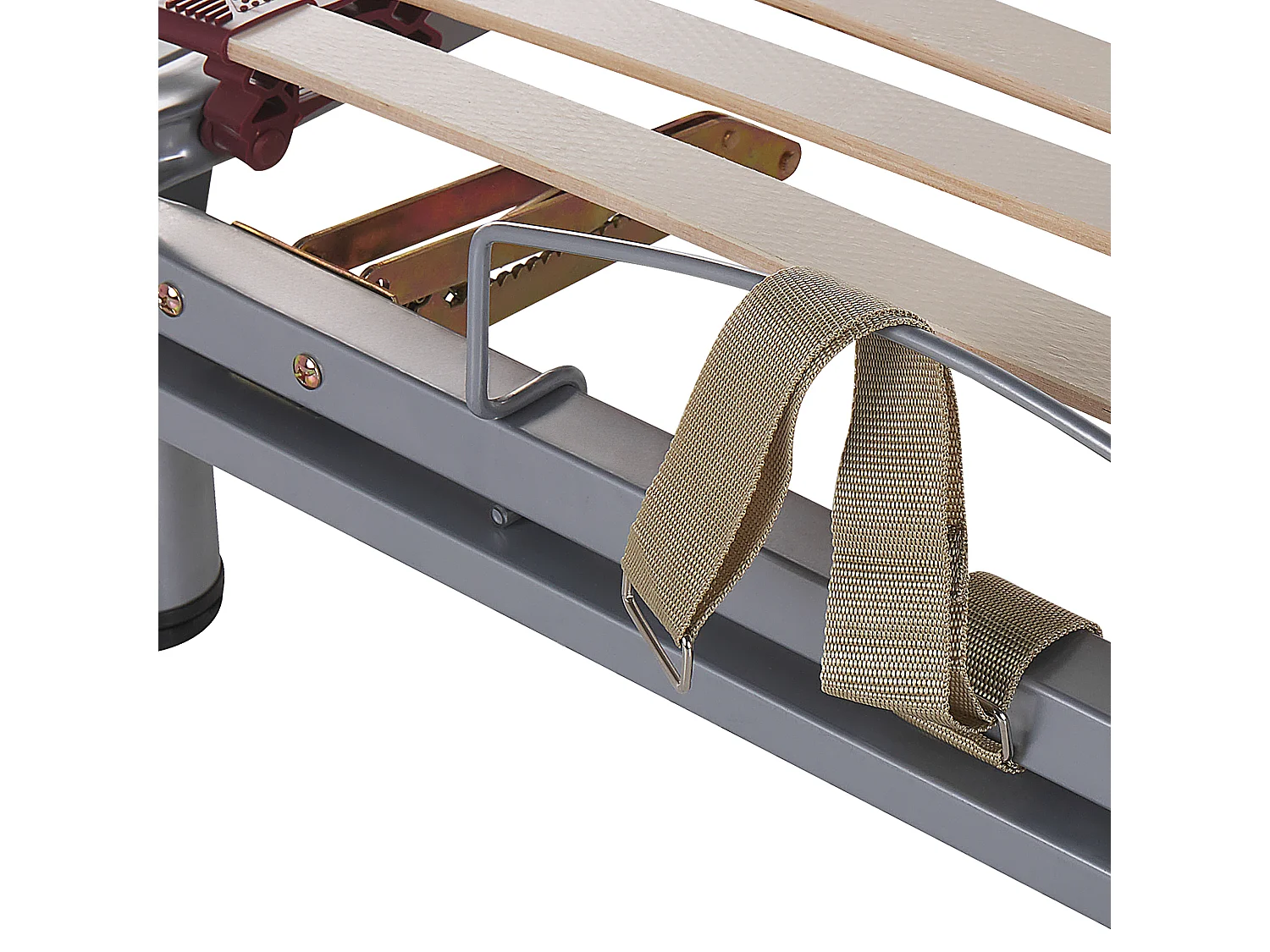 Sommier à réglage manuel MOON 90 x 200 cm Argenté