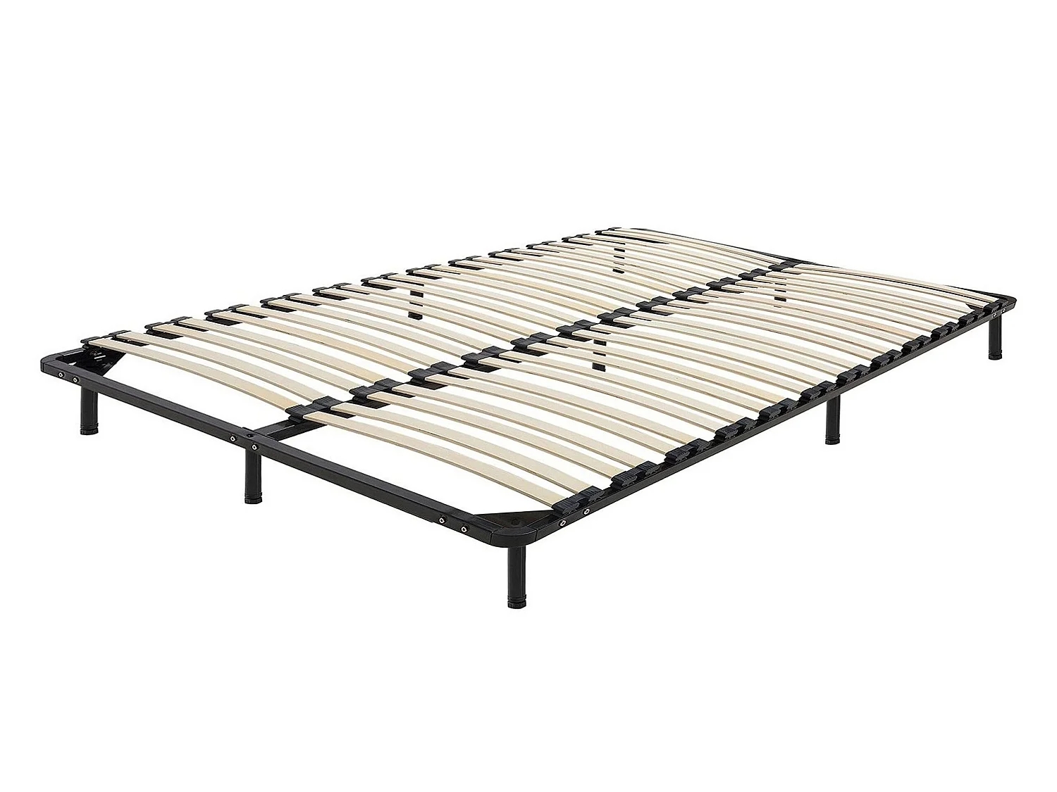 Freestanding Slatted Bed Base COMBOURG 140 x 200 cm (EU Double)
