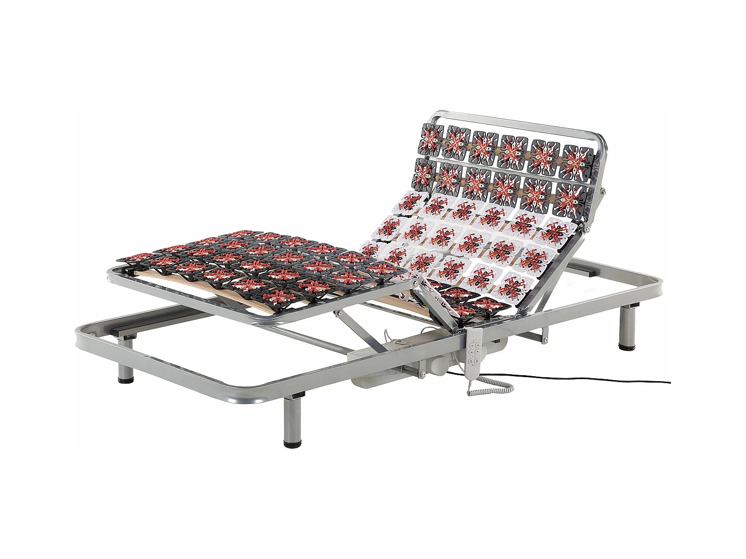 Rete del letto regolabile elettricamente STAR 90 x 200 cm Grigio