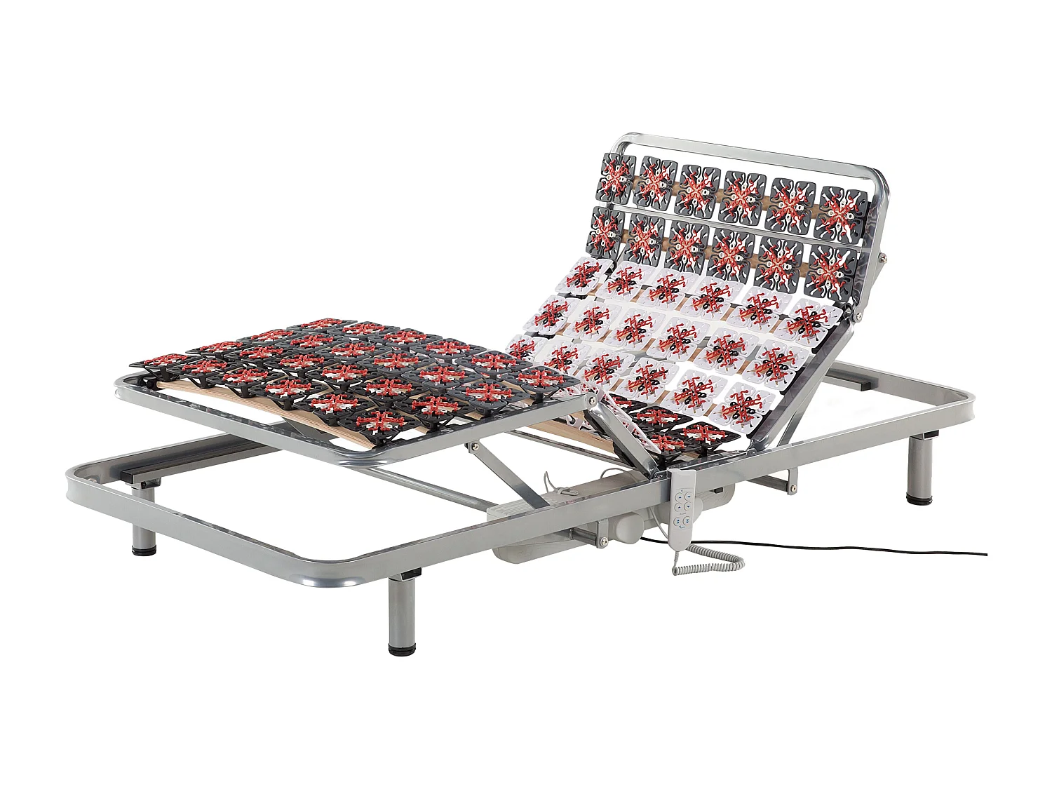 Lattenrost elektrisch verstellbar 90x200 cm grau Star