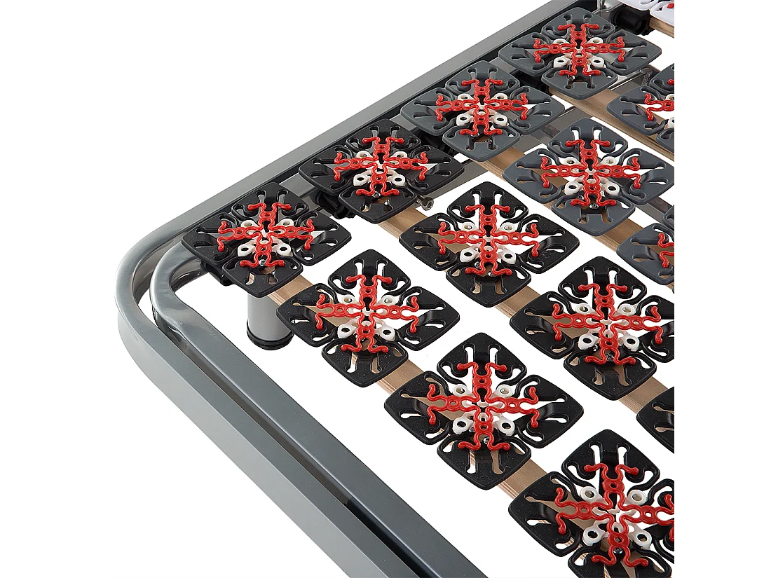 Sommier à réglage électrique STAR 90 x 200 cm Gris