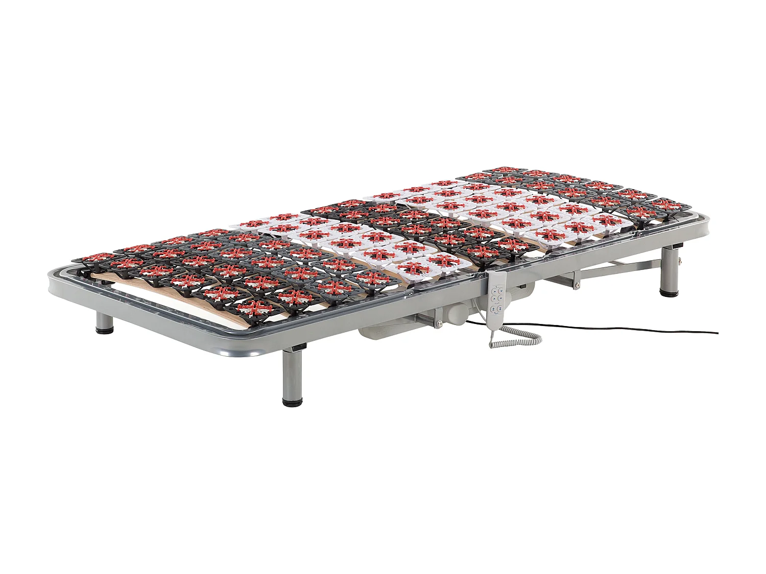 Lattenrost elektrisch verstellbar 90x200 cm grau Star