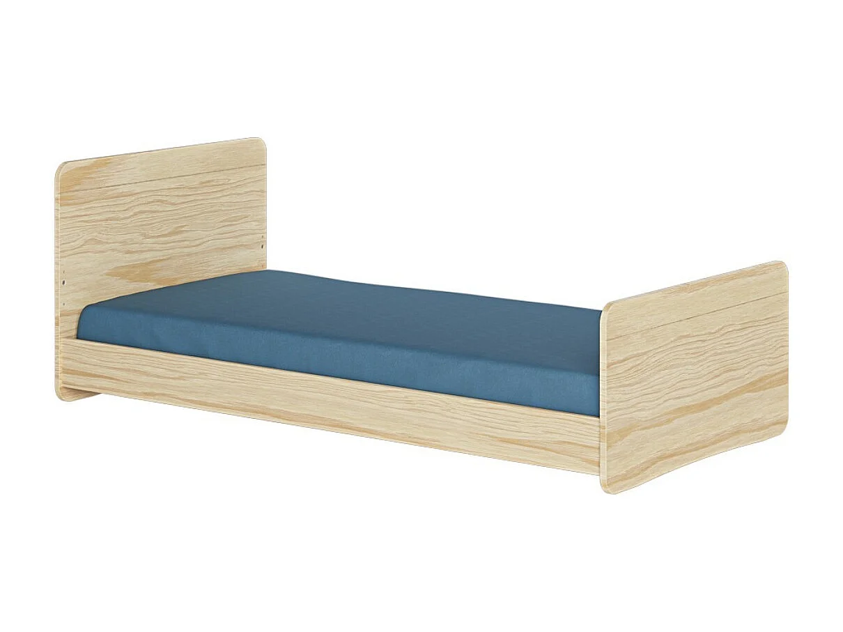 Lit enfant 90x200 cm bois massif bois LILOW