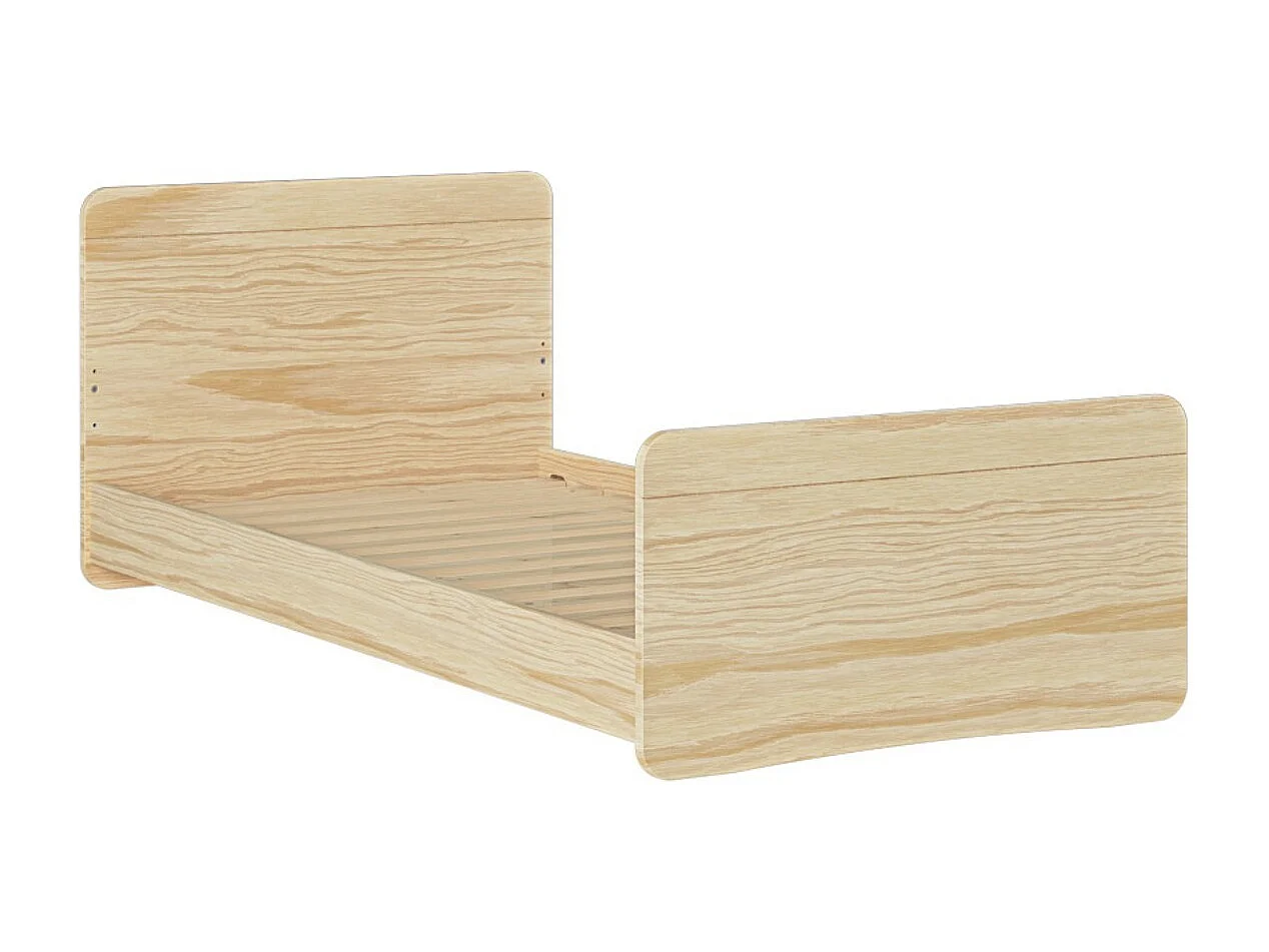 Lit enfant 90x190 cm bois massif bois LILOW