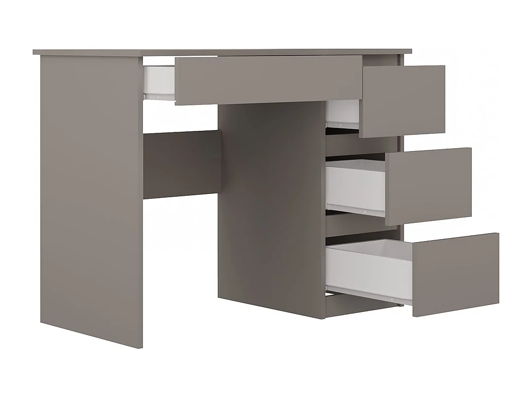 MESO - Scrivania dritta moderna per ufficio/camera da letto della gioventù - 98x51x76 cm - 4 cassetti