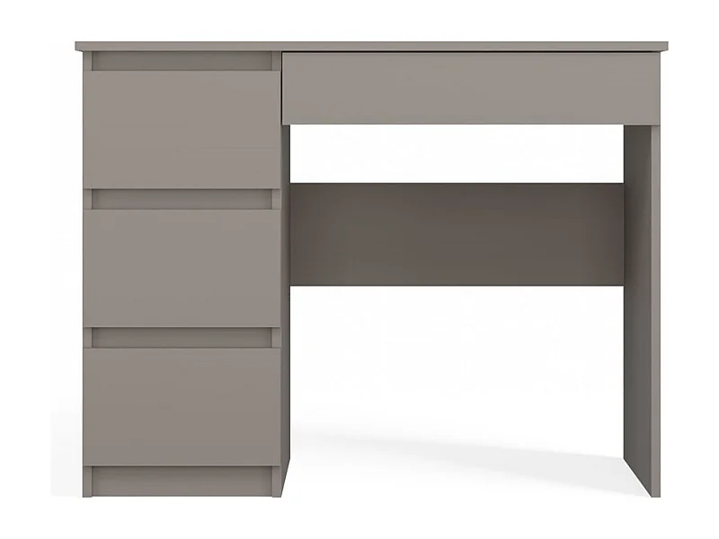 Bureau met 4 lades, 98x51x76 cm, grijs