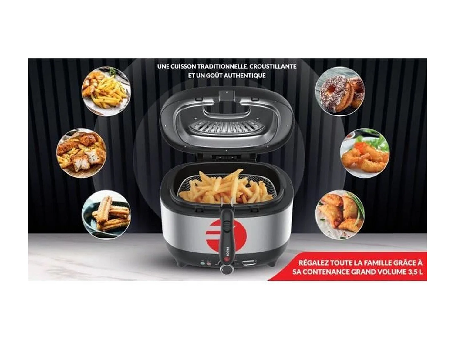 Fagor Friteuse 3.50l 1800w - fg2310