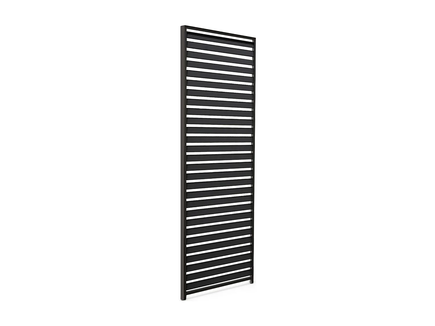 Persienne 130cm pour pergola bioclimatique Triomphe. côté 4m. panneau brise vue. aluminium. anthracite
