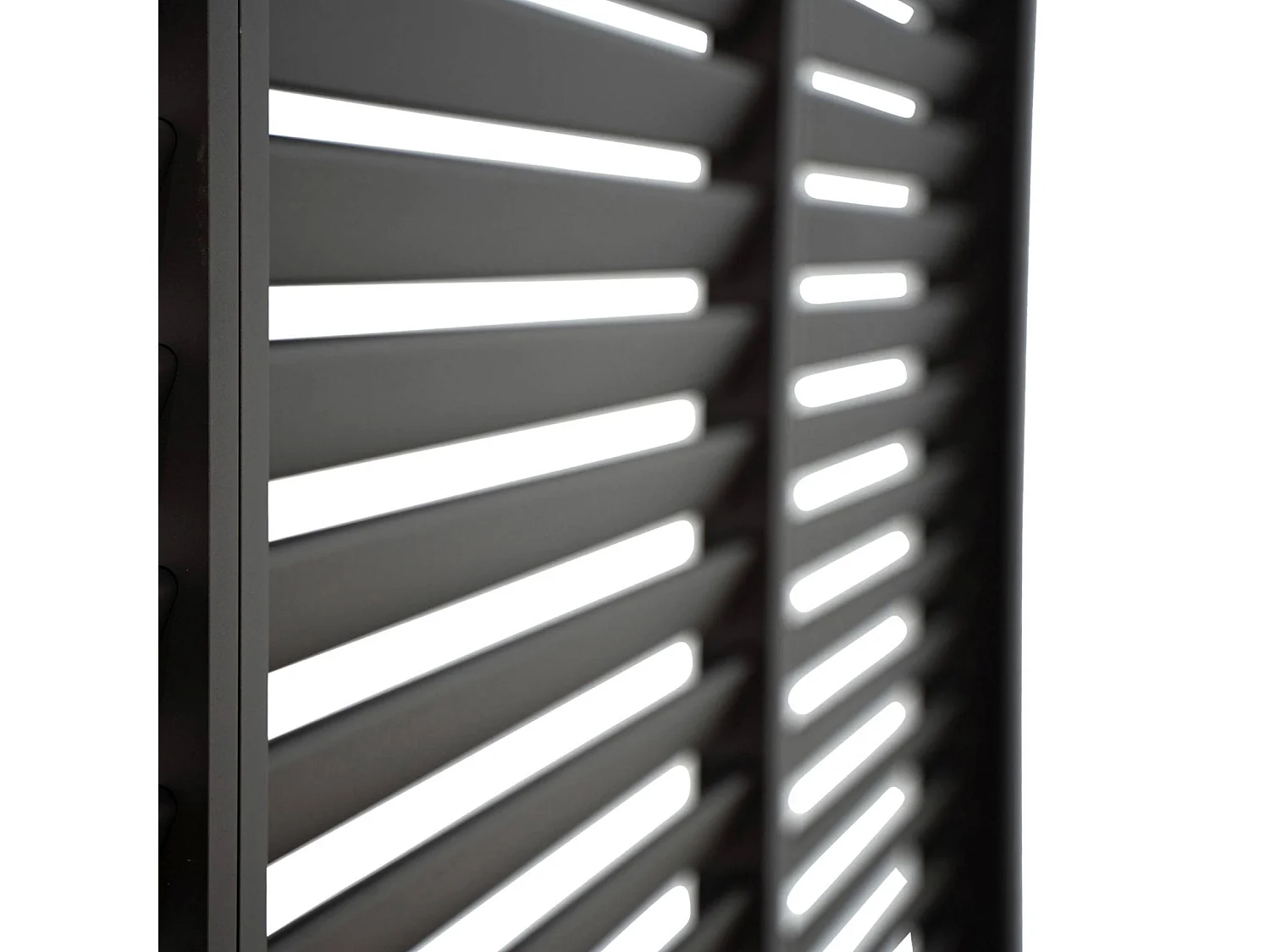 130cm persianas de aluminio para pérgola triomphe antracita