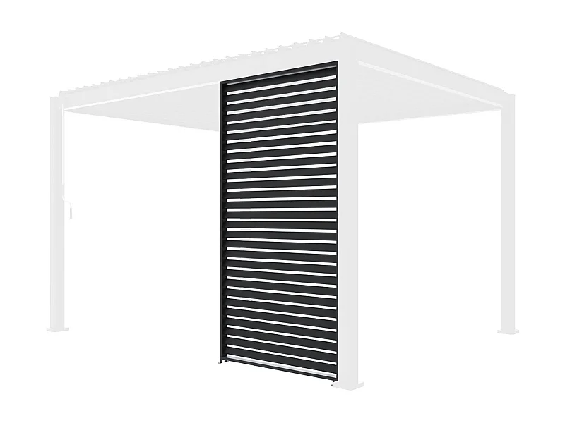 130cm persianas de aluminio para pérgola triomphe antracita