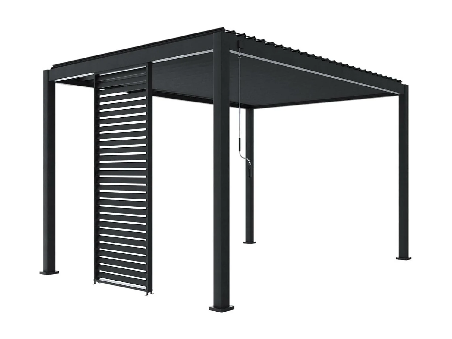 Persiana in alluminio da 100cm per pergola a lamelle triomphe,