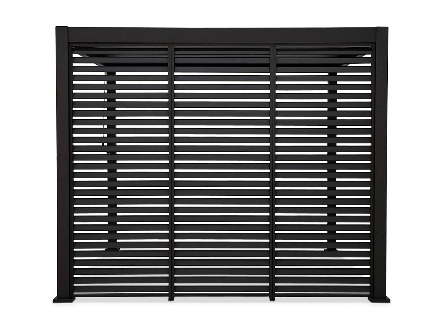 100cm persianas de aluminio para pérgola triomphe antracita