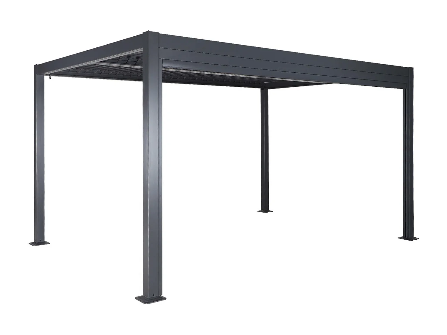 Tenda da sole di 4m per pergola palace, antracite