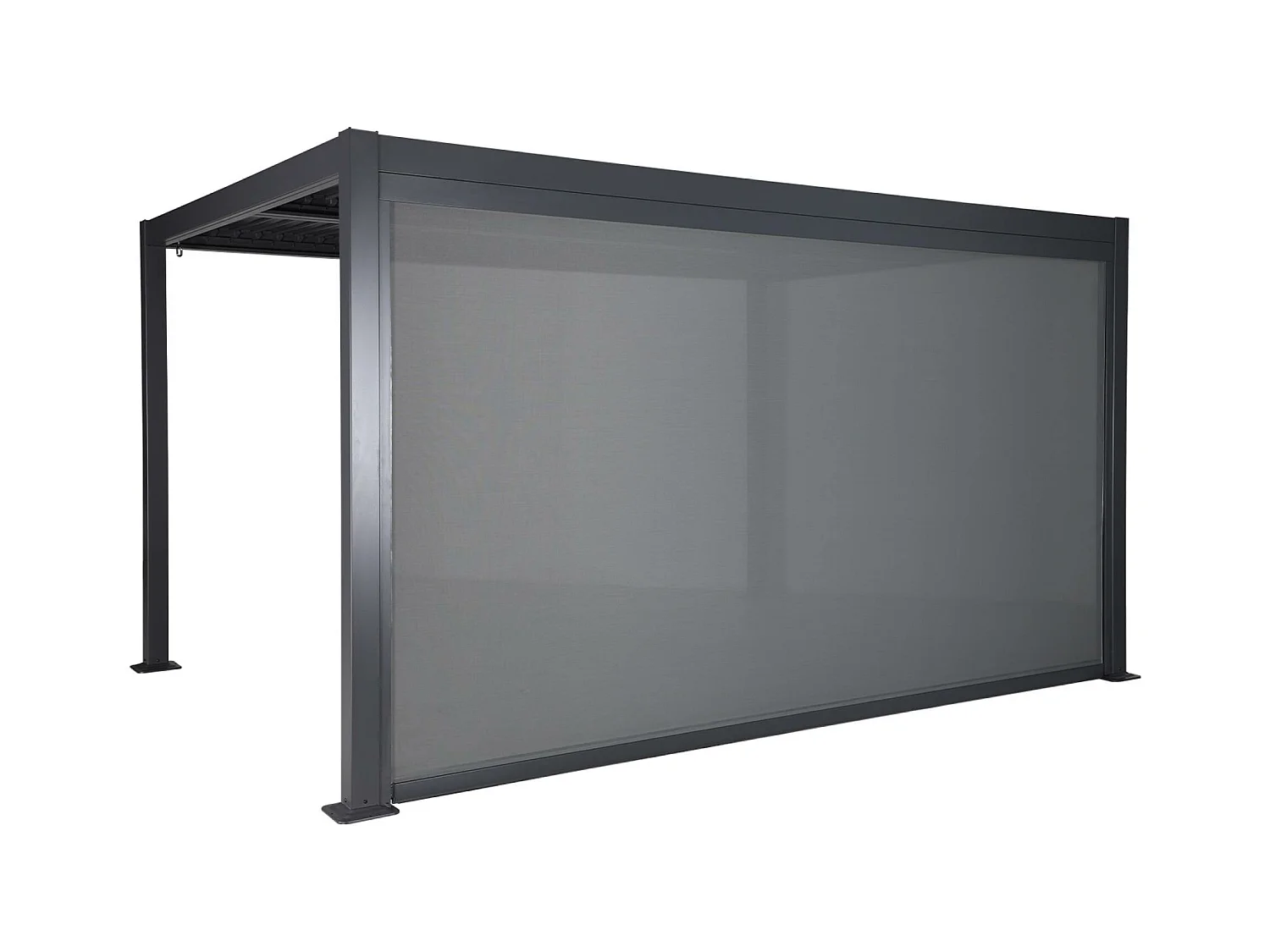Store latéral 4m pour pergola bioclimatique Palace