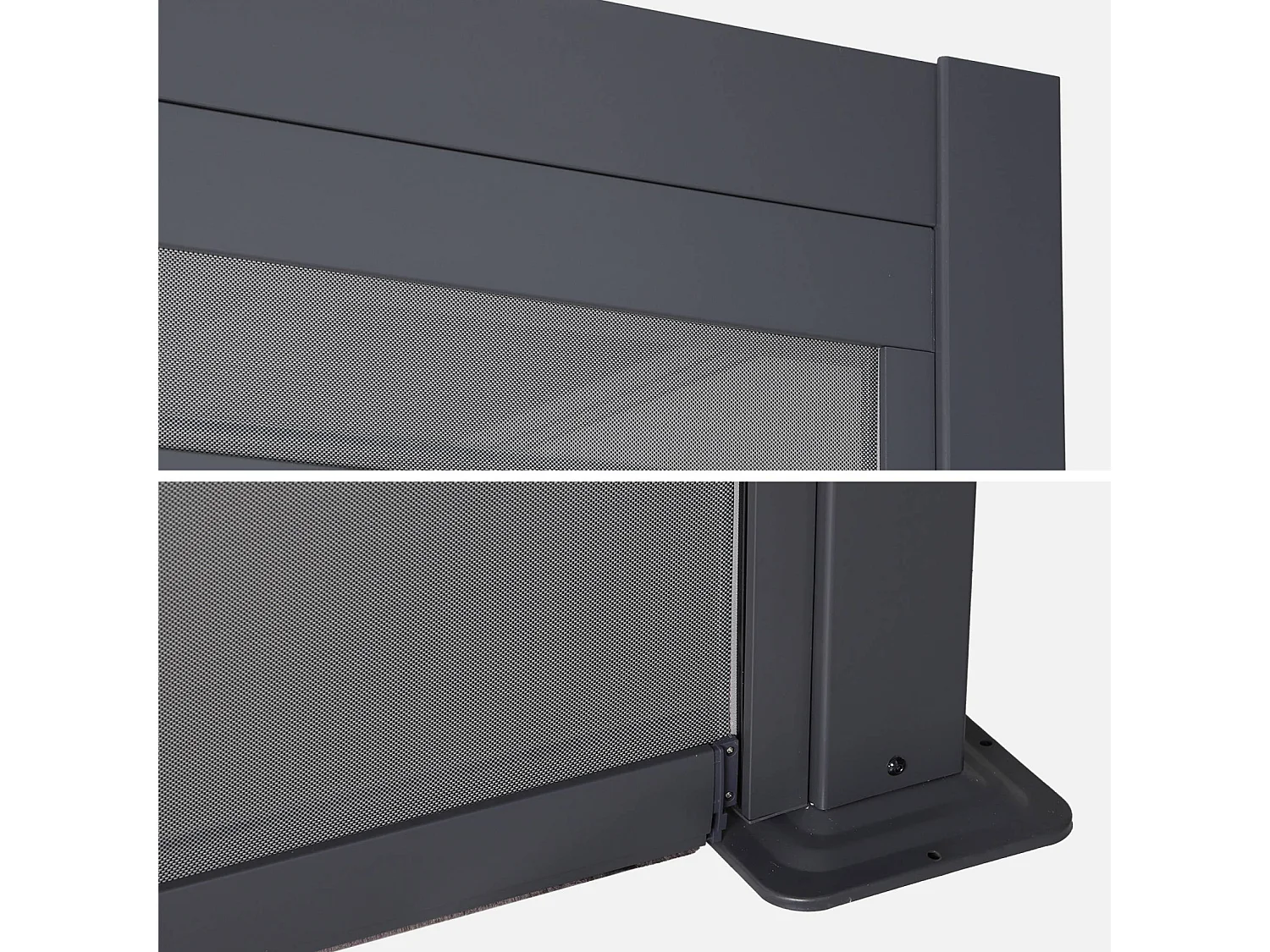 Store latéral 4m pour pergola bioclimatique Palace