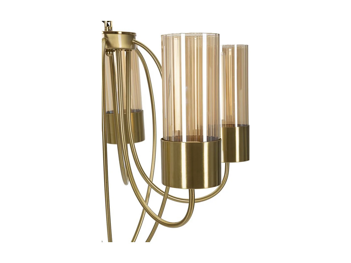 Lampe Suspension 5 Têtes "Versailles" 60cm Or