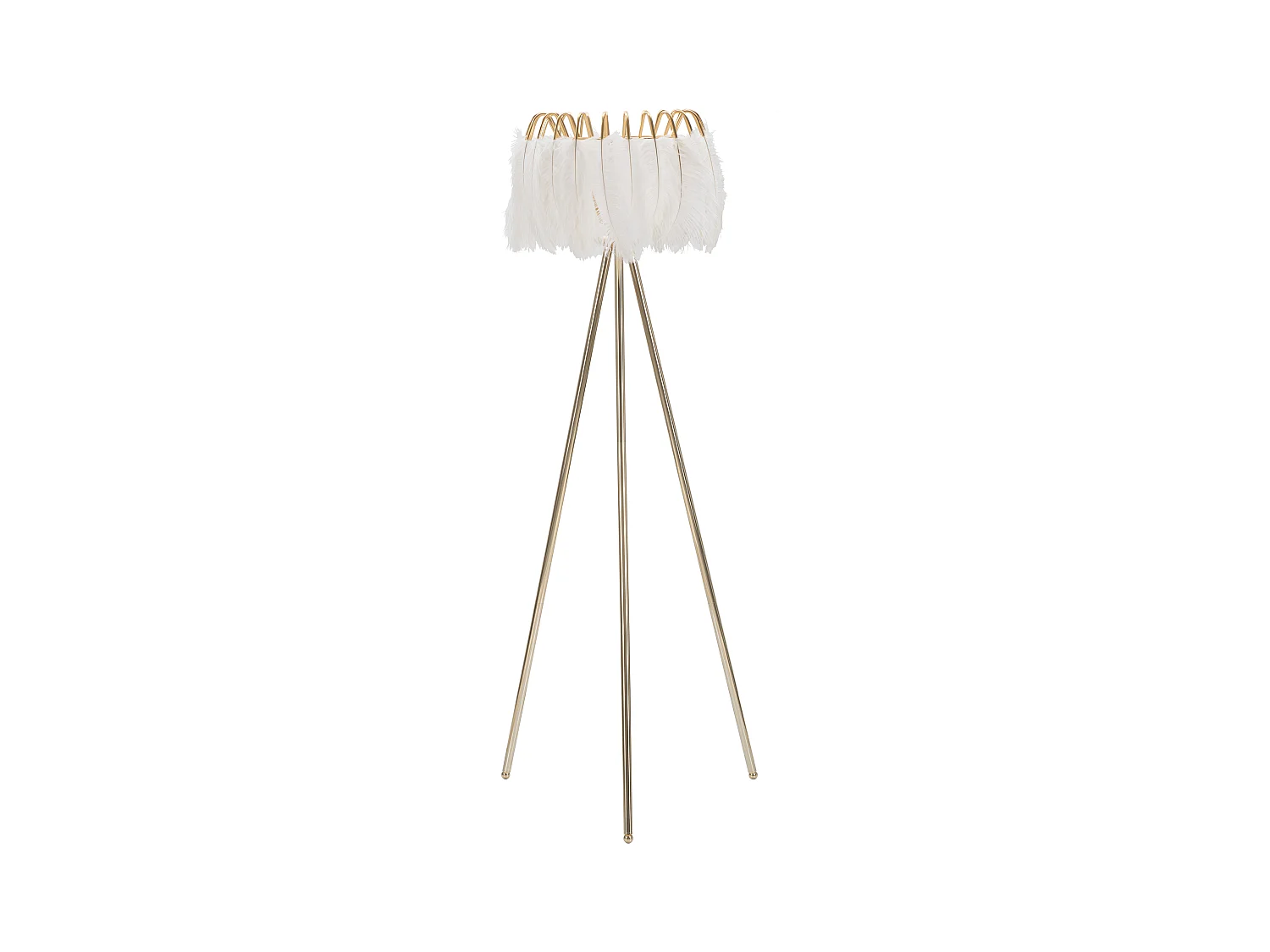 LAMPADAIRE SUR PIED PLUME CM d. 46X147