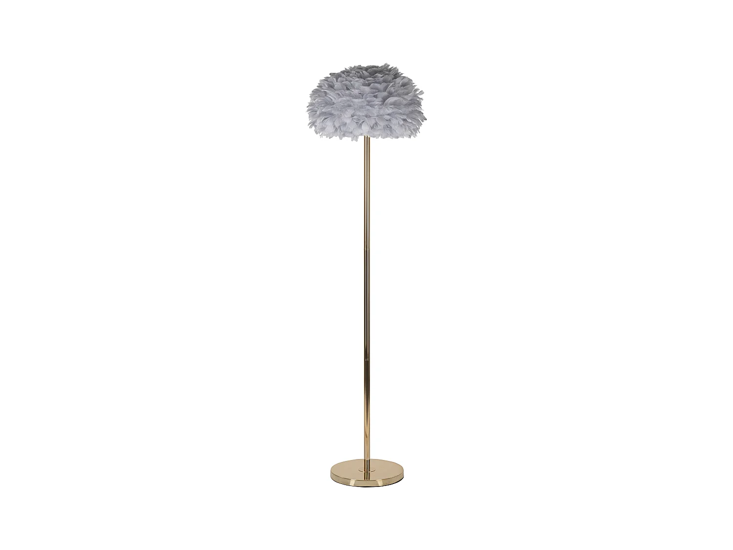 LAMPADAIRE PLUMES SLIM GRIS d. 43X170 CM