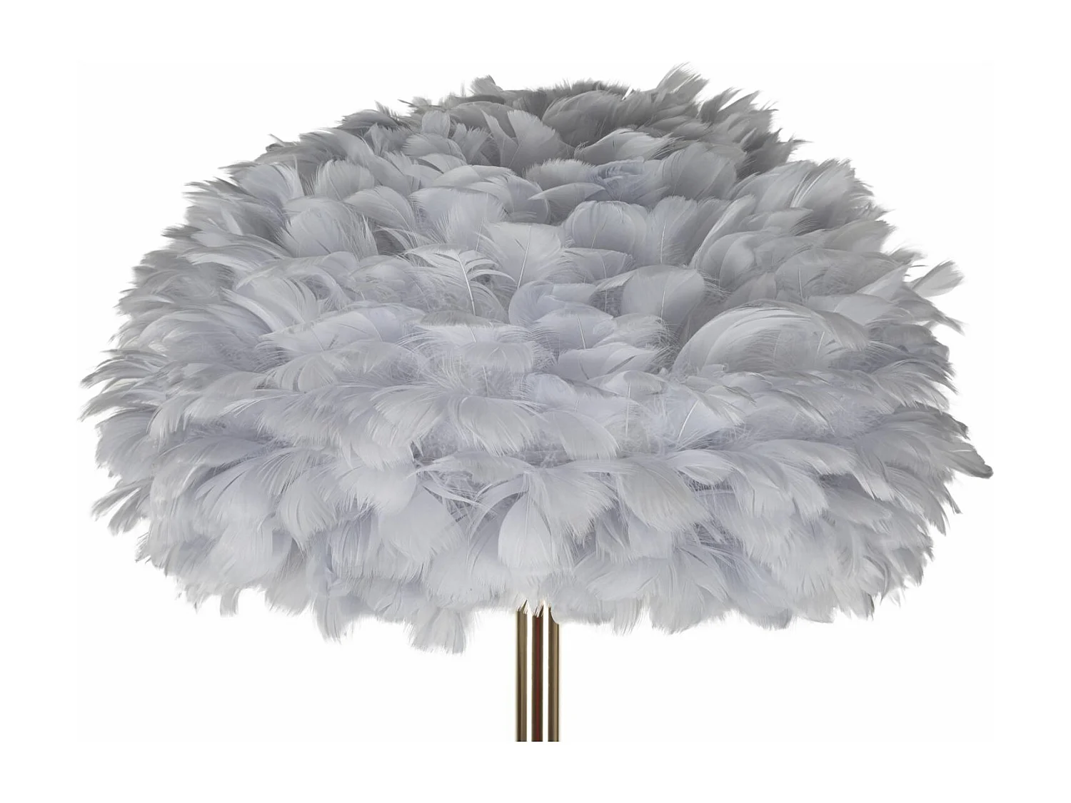 Lampada Da Terra Feathers Slim Grigia Cm Ø43X170