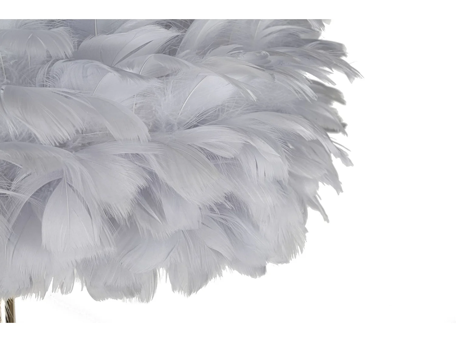 Lampada Da Terra Feathers Slim Grigia Cm Ø43X170