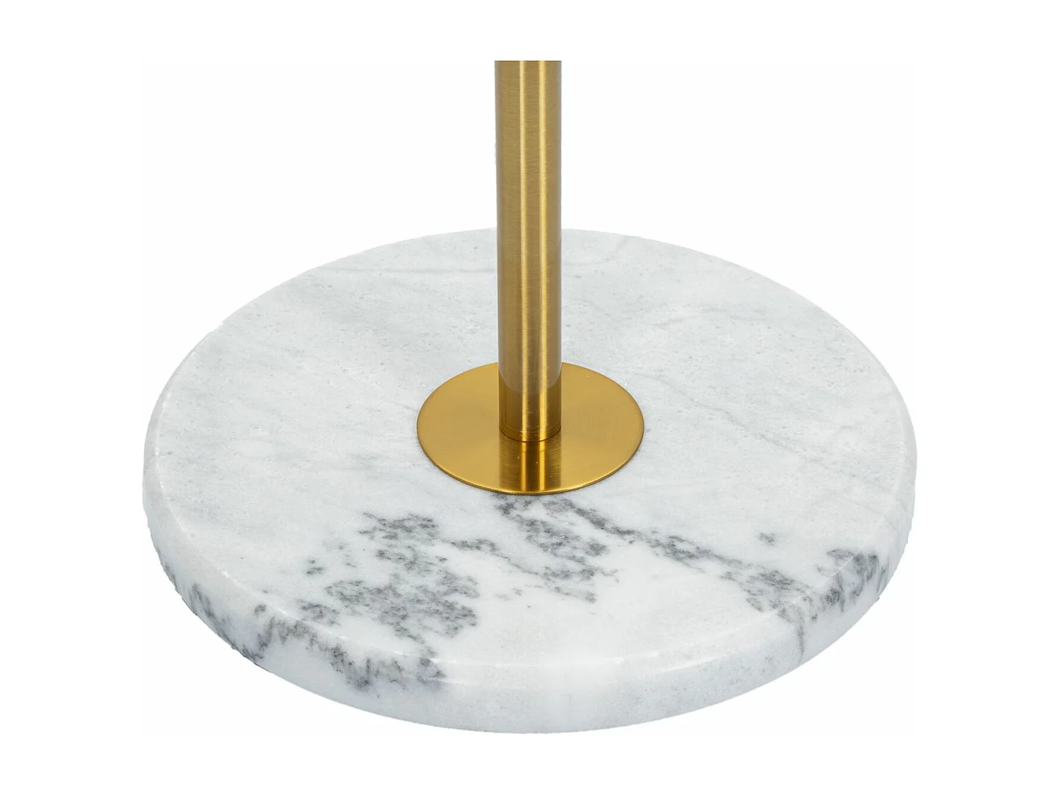 Lampadaire Design en Métal "Hanger" 173cm Blanc & Or