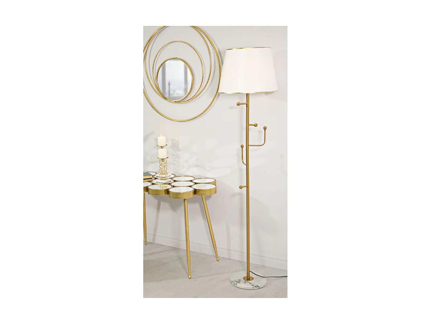 Wieszak na ubrania Lampa podłogowa cm Ø41X173