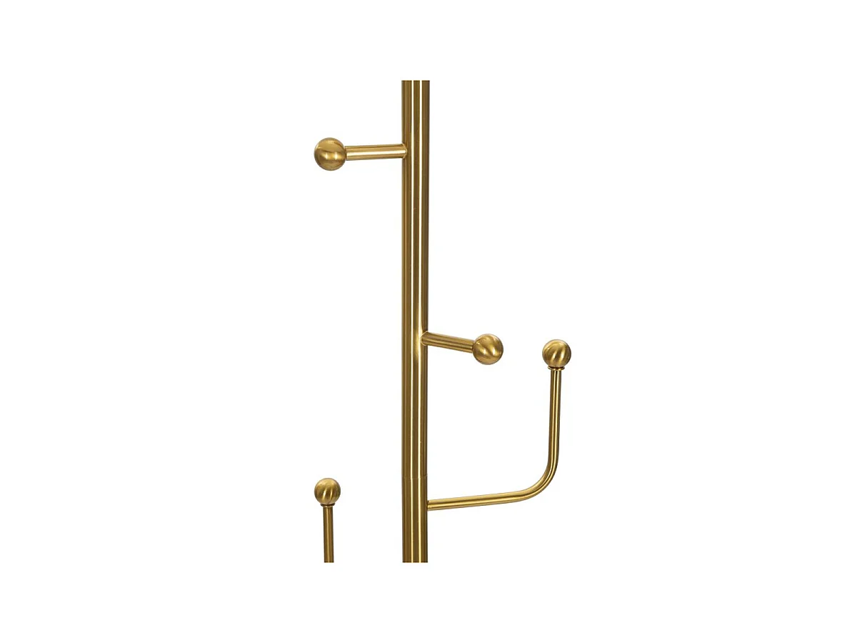 Lampadaire Design en Métal "Hanger" 173cm Blanc & Or