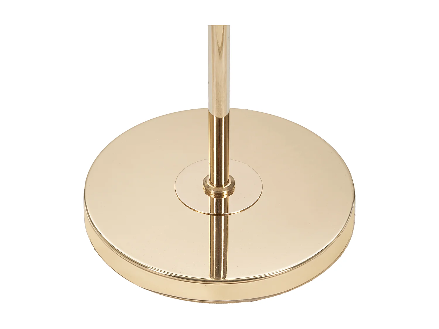 Lampadaire Imitation Plume "Slim" 165cm Or & Rose