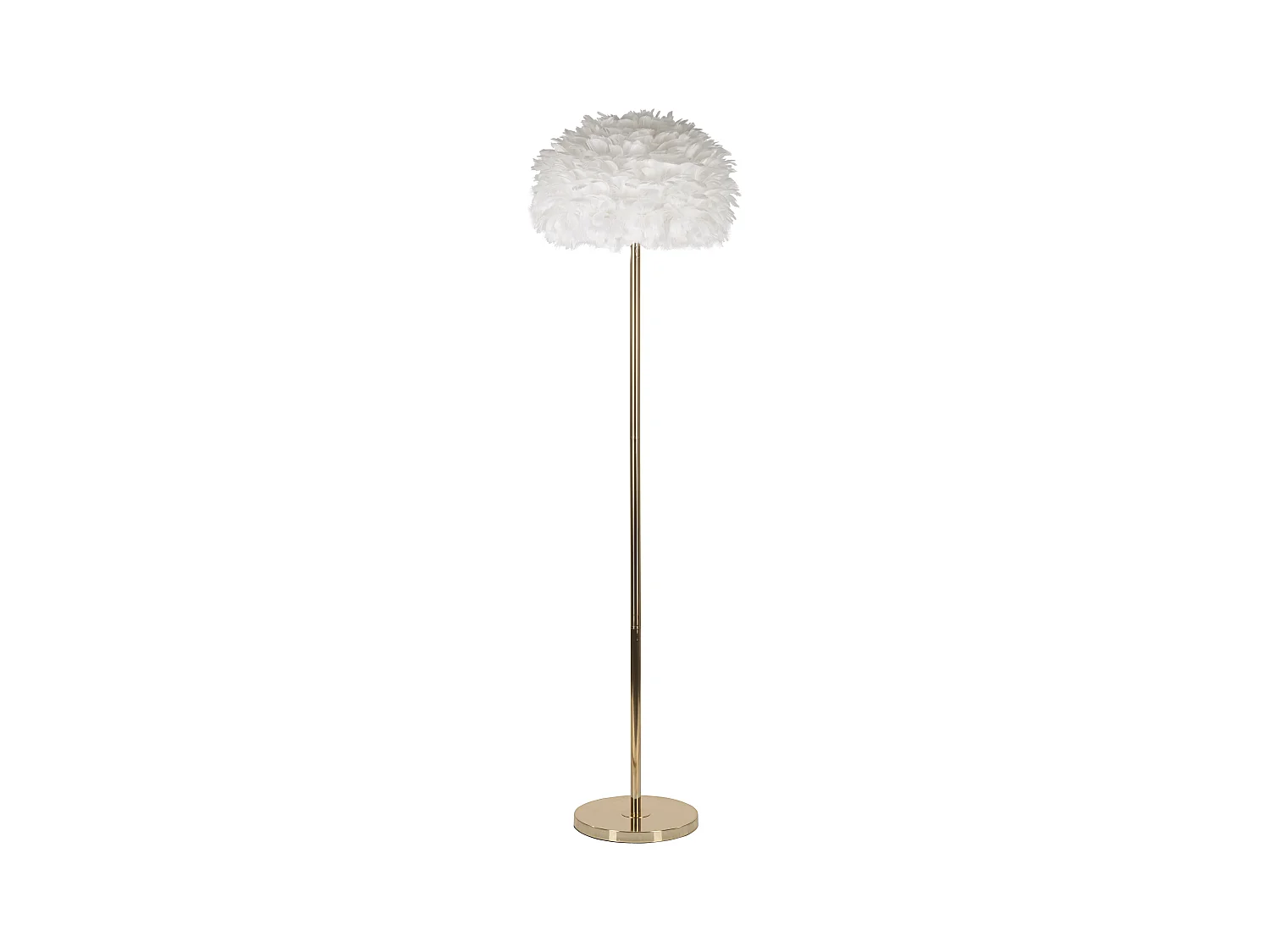 Lampa podłogowa Feathers Slim biała cm Ø43X170