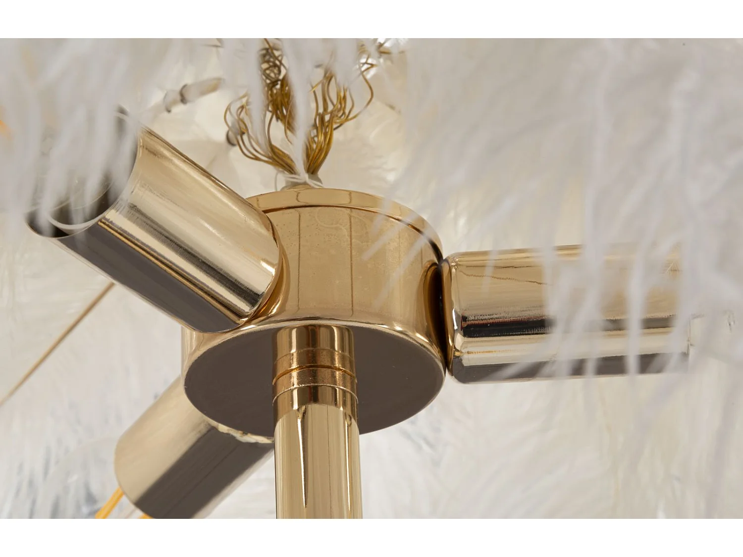 WEISSE PALMENSTEHLEUCHTE CM Ø 55X160