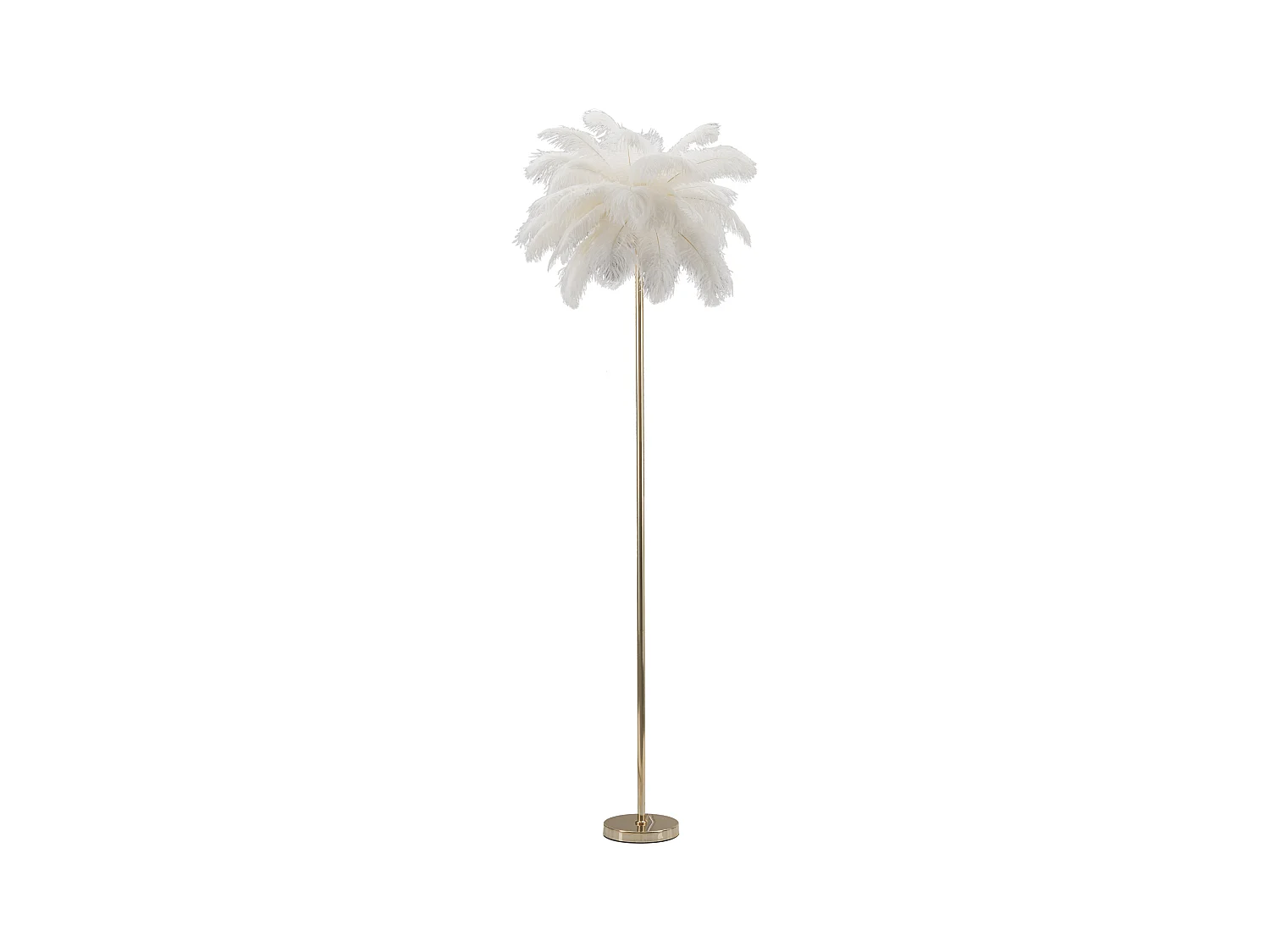 LAMPADAIRE PALM BLANC CM d. 55X160