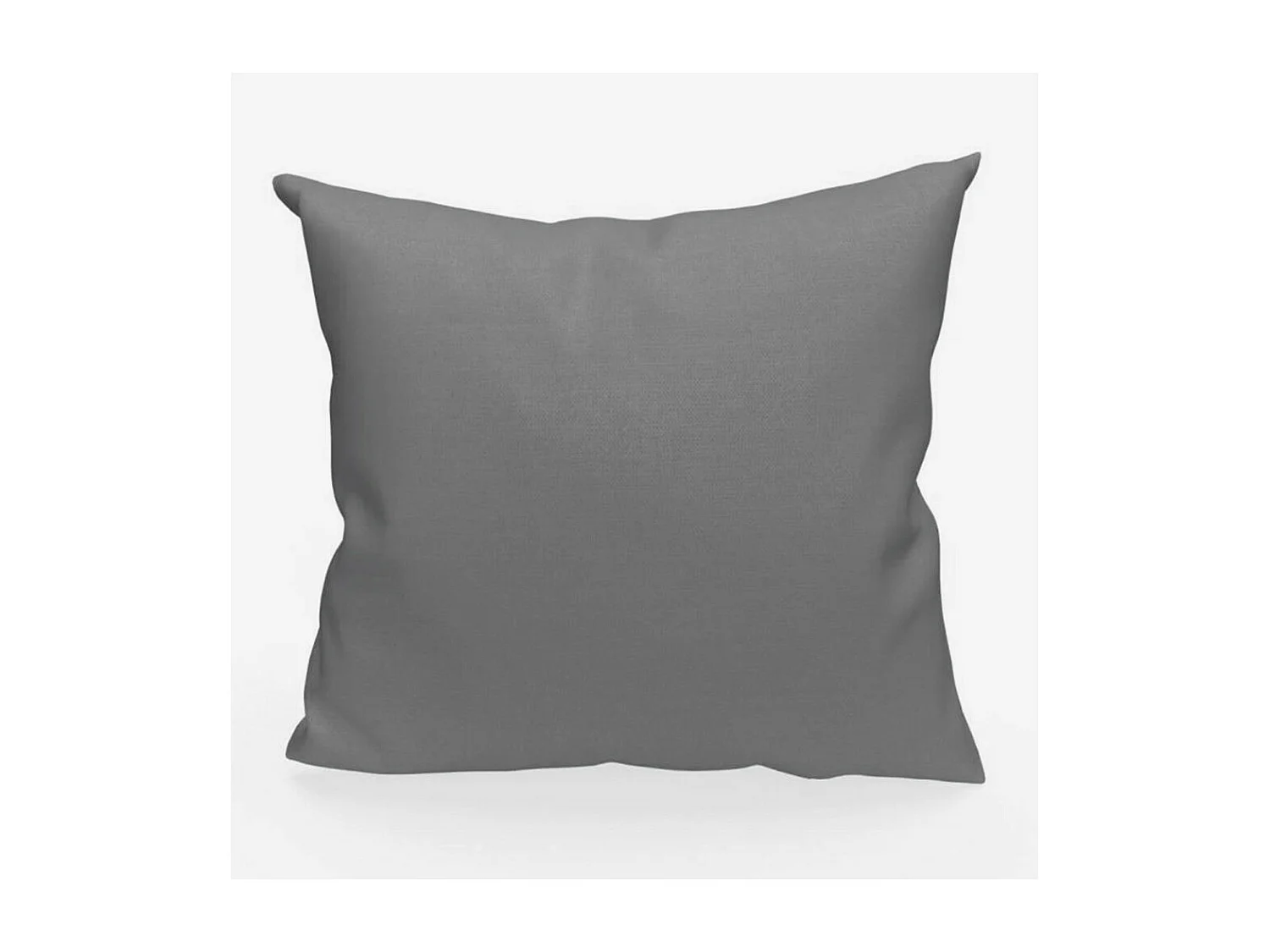 Coussin en coton 40x40 cm PANAMA gris, par Soleil d'Ocre