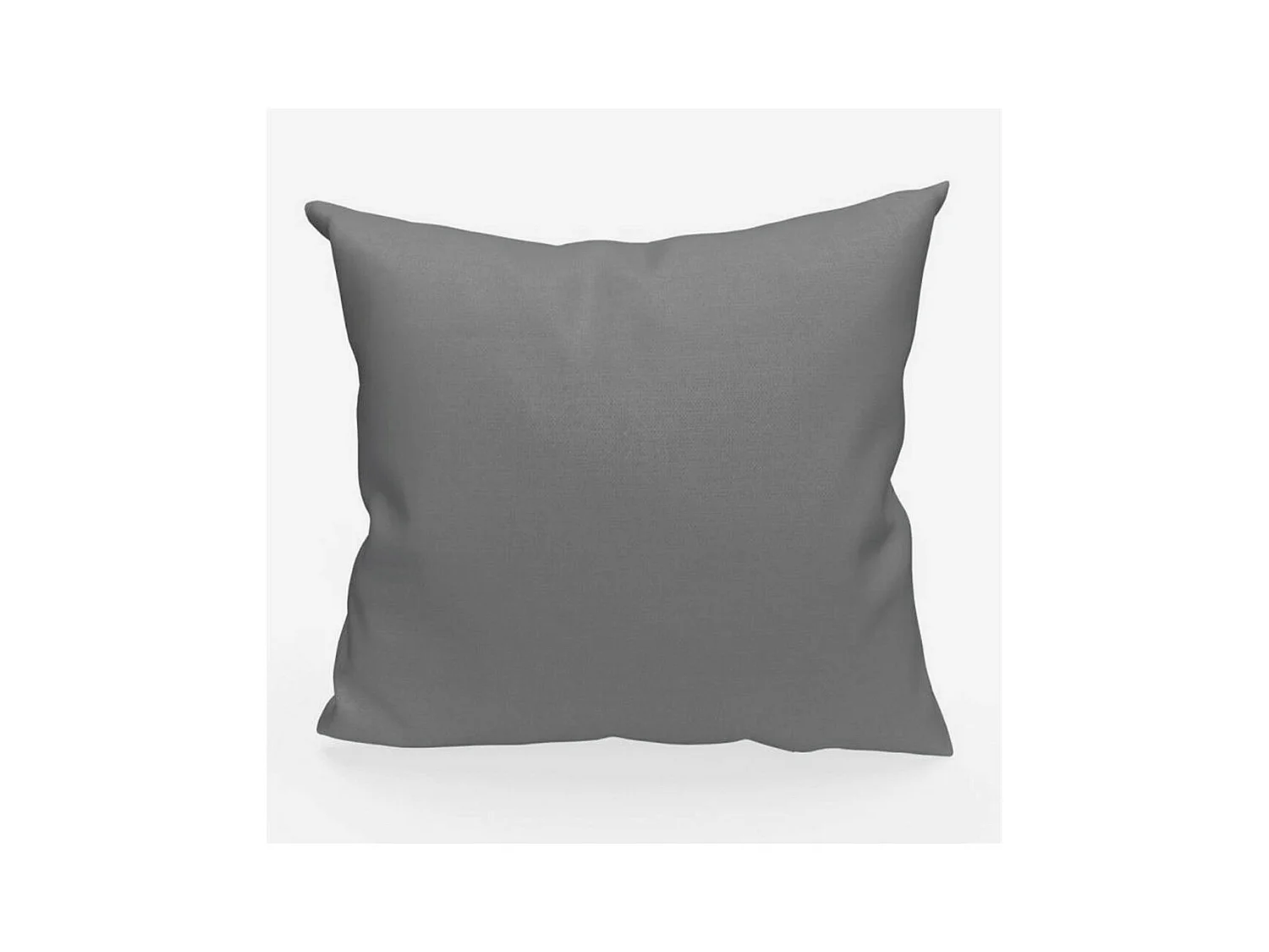 Coussin en coton 40x40 cm PANAMA gris, par Soleil d'Ocre