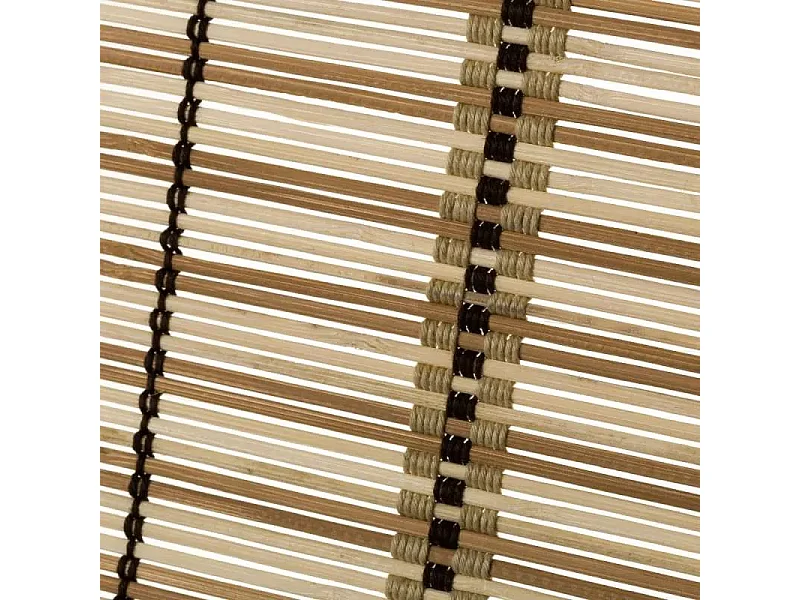 Store enrouleur retrousser en bambou coloris beige, store à rouleau aveugle, rideau occultant - Longueur 180 x Profondeur 90 x Hauteur 2.5 cm