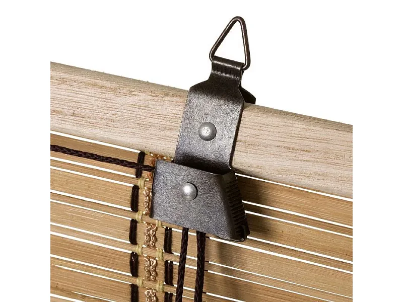 Store enrouleur retrousser de fenêtre en bambou naturel,store à rouleau aveugle,rideau occultant-Longueur 180 x Profondeur 90 x Hauteur 2.5 cm