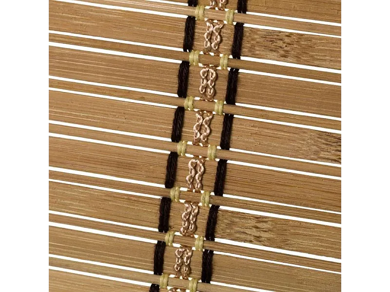 Store enrouleur retrousser de fenêtre en bambou naturel,store à rouleau aveugle,rideau occultant-Longueur 180 x Profondeur 90 x Hauteur 2.5 cm