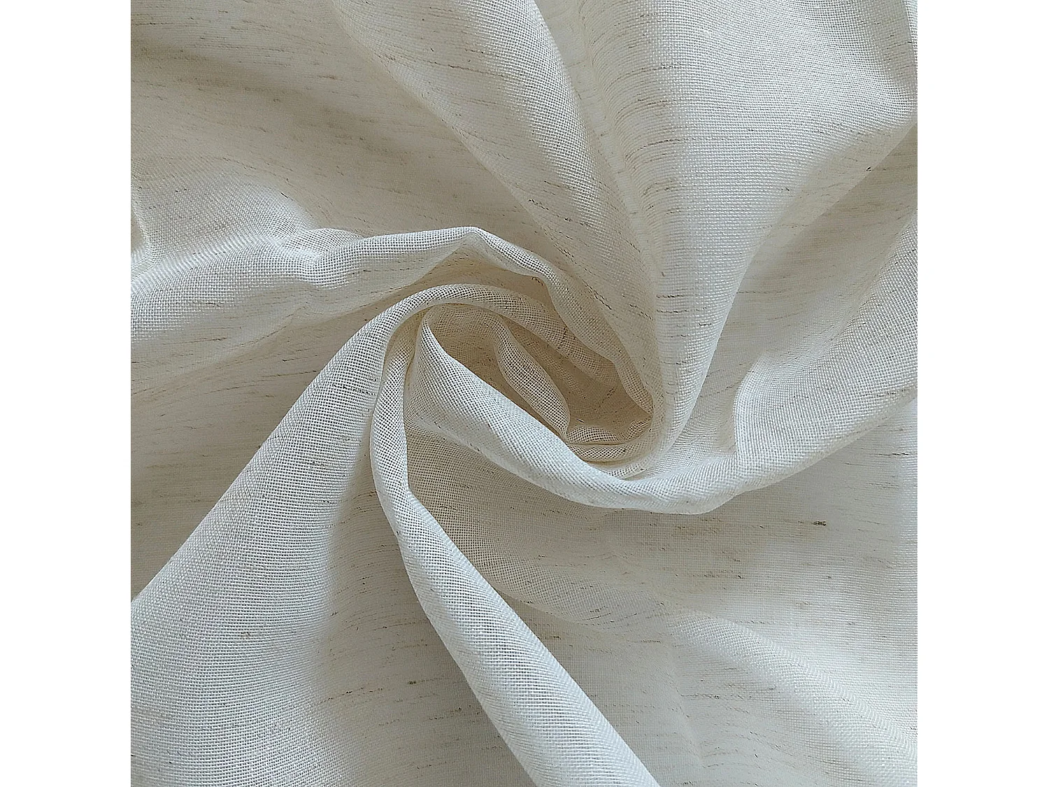 Pareja de Visillos de lino 60x160 cm LINEN natural, de Soleil d'Ocre