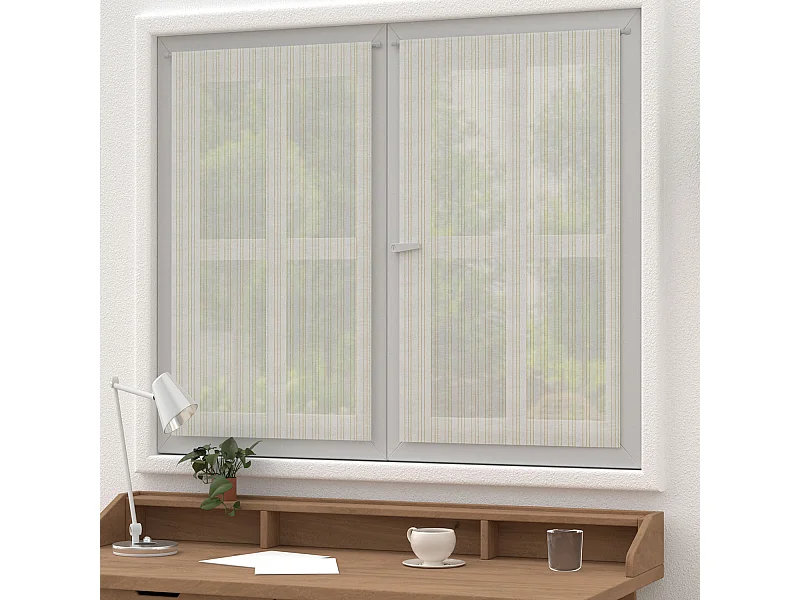 Paire de brise bise 60x160 cm BELLA or, par Soleil d'ocre