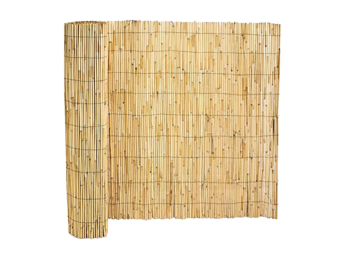 Canisse en bambou, clôture de jardin, couverture de protection contre le vent et le soleil - Longueur 500 x Profondeur 120 cm