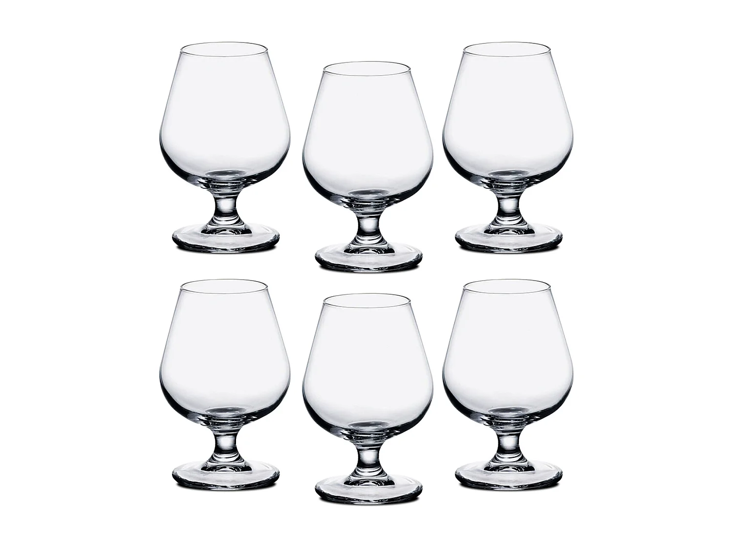 Lot de 6 verre à liqueur, verre à pied, verre dégustation, capacité 25 cl