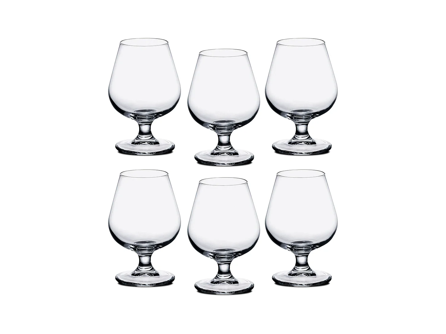 Lot de 6 verre à liqueur, verre à pied, verre dégustation, capacité 25 cl