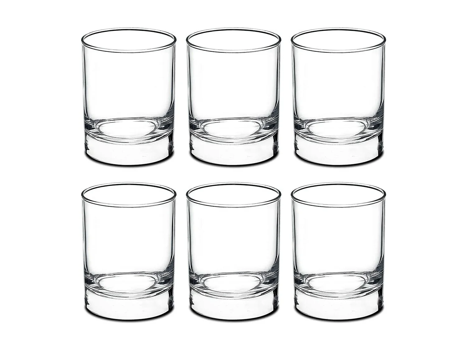 Lot de 18 verre à liqueur, verre dégustation, gobelets à eau en verre, capacité 25.5 cl