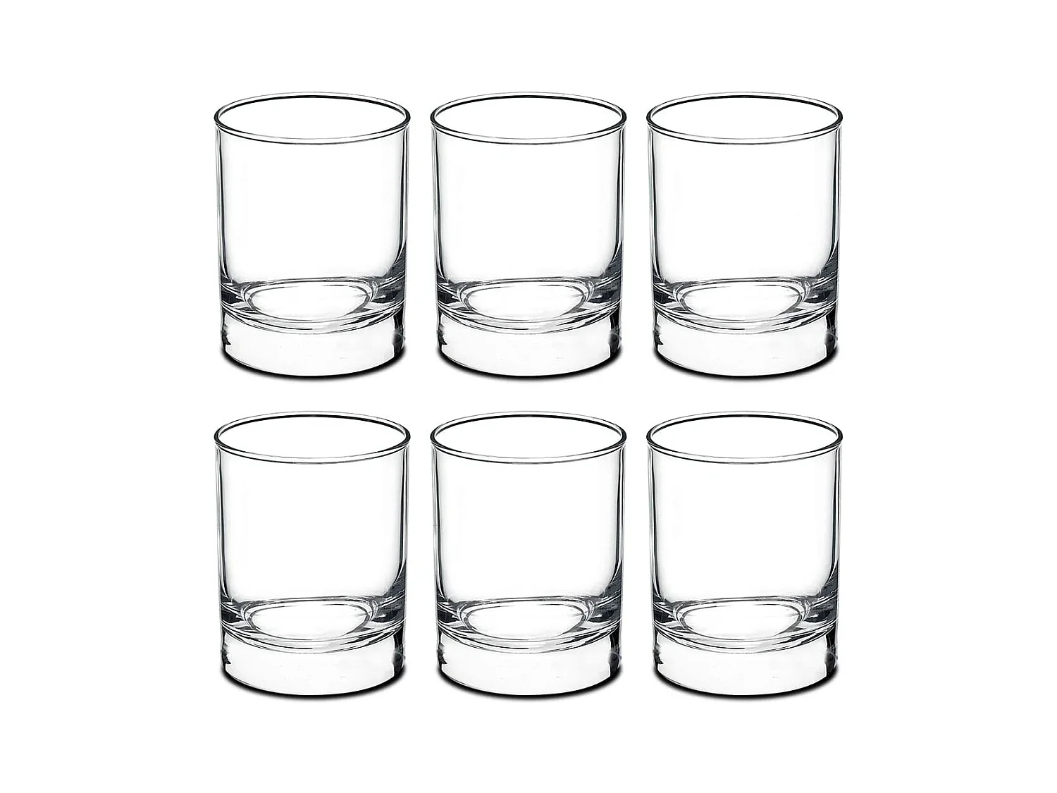 Lot de 18 verre à liqueur, verre dégustation, gobelets à eau en verre, capacité 25.5 cl