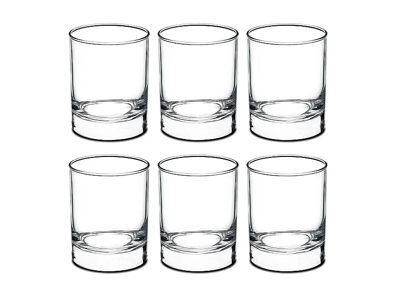 Lot de 18 verre à liqueur, verre dégustation, gobelets à eau en verre, capacité 25.5 cl