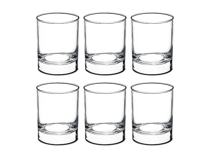 Lot de 12 verre à liqueur, verre dégustation, gobelets à eau en verre, capacité 25.5 cl