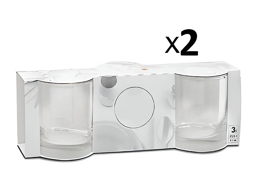 Lot de 6 verre à liqueur, verre dégustation, gobelets à eau en verre, capacité 25.5 cl