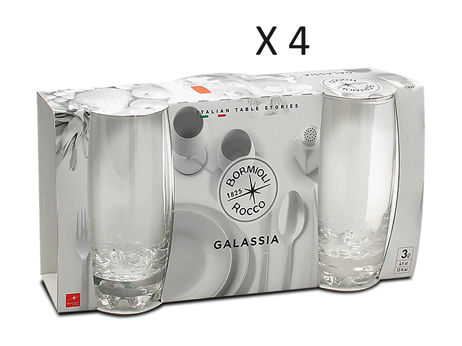 Lot de 12 verre à liqueur, verre dégustation, gobelets à eau en verre, capacité 41 cl