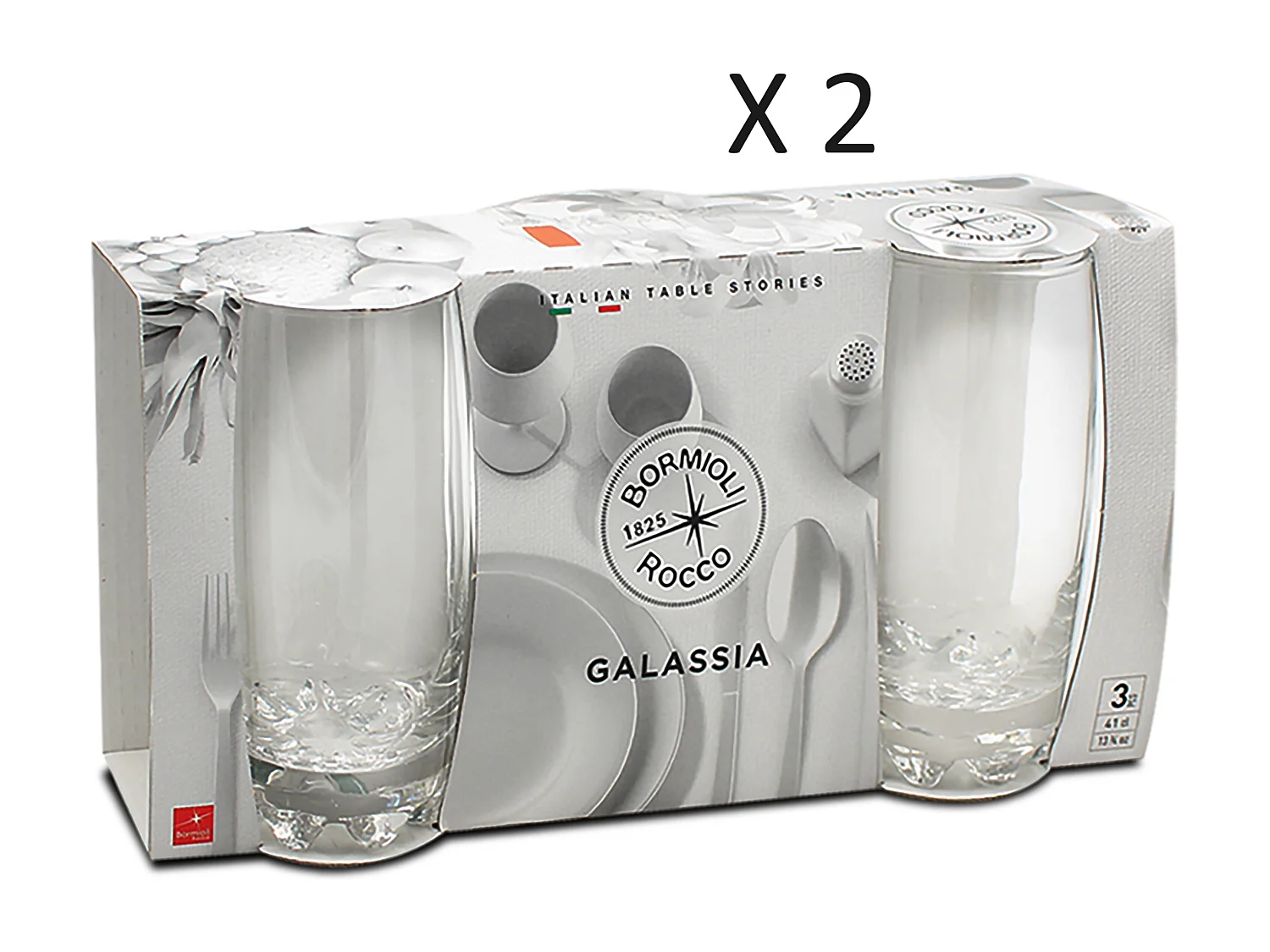 Lot de 6 verre à liqueur, verre dégustation, gobelets à eau en verre, capacité 41 cl