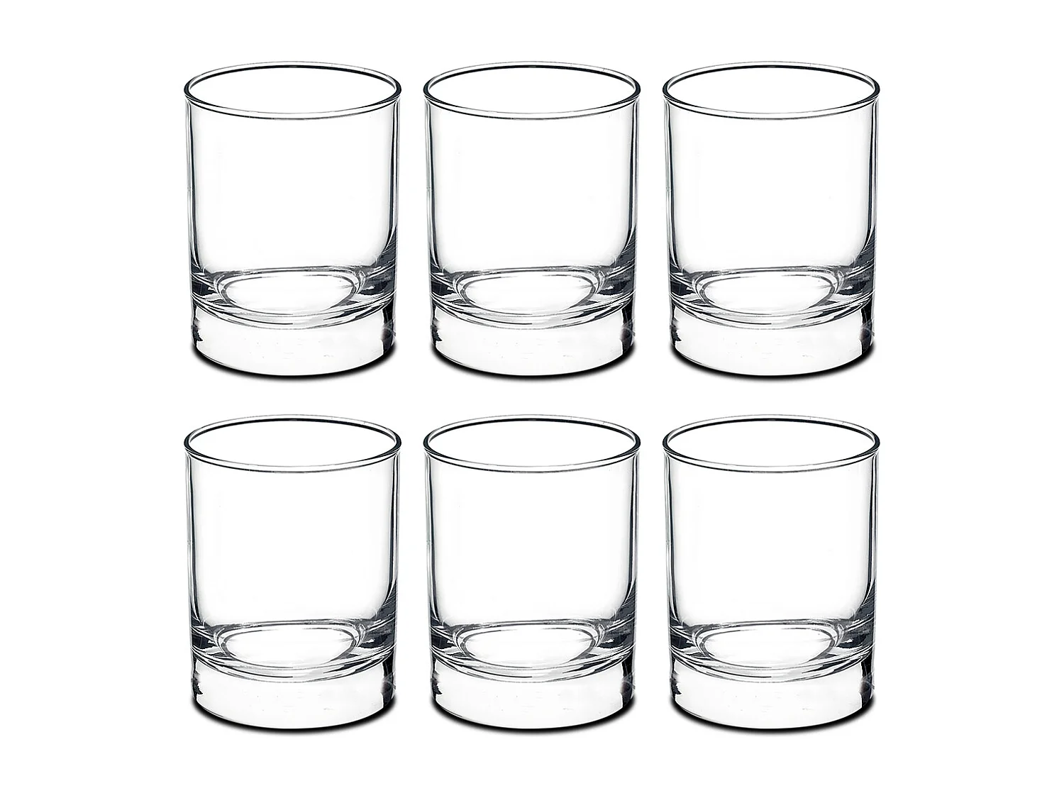 Lot de 24 verre à liqueur, verre dégustation, gobelets à eau en verre, capacité 25.5 cl