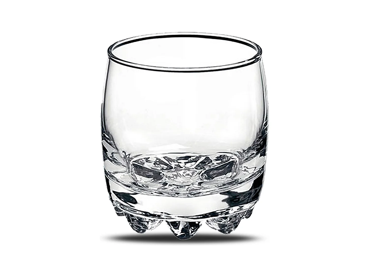Lot de 6 verre à liqueur, verre à pied, verre dégustation, capacité 19.5 cl - Diamètre 7.5 cm